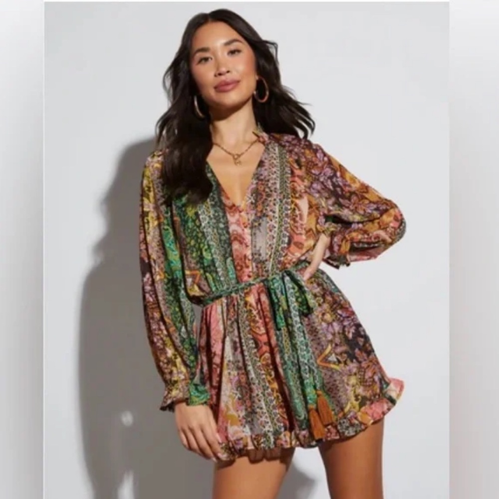 Vici Cabana Paisley Romper